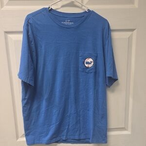 Vineyard Vines Men's Short Sleeve Blue Tee